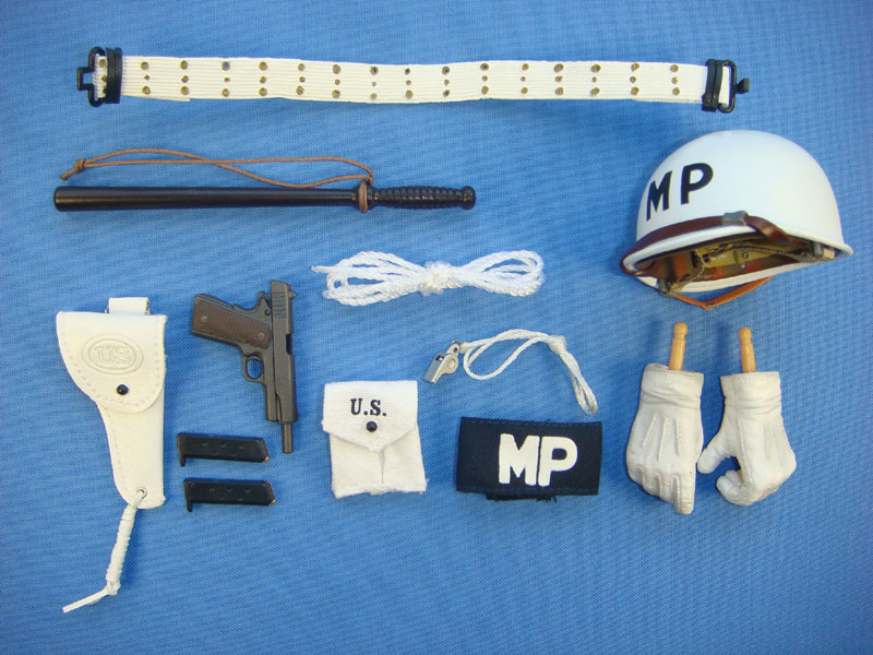WWII U.S. MP equipment lot Stan Wiley