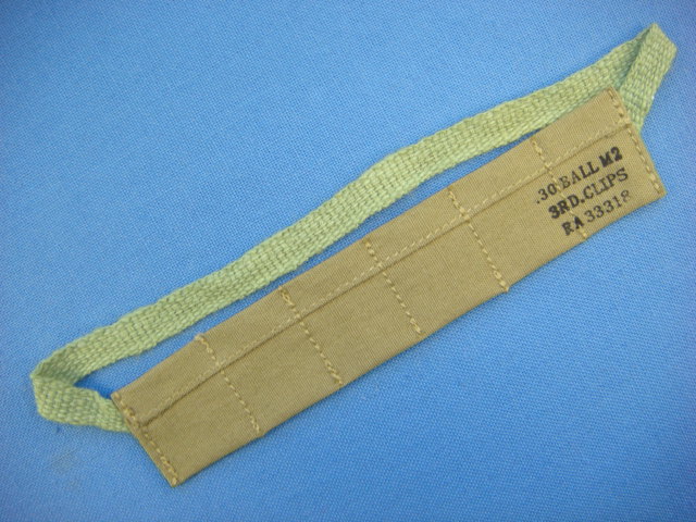 BGT WWII U.S. ammunition bandoleer (OD webbing)